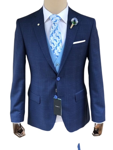 Diecapri Royal Azure Blazer – Blue Majesty Edition