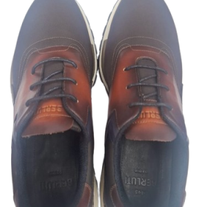 Berluti Luxe Leather Sneakers – Dual-Tone Cocoa Edition