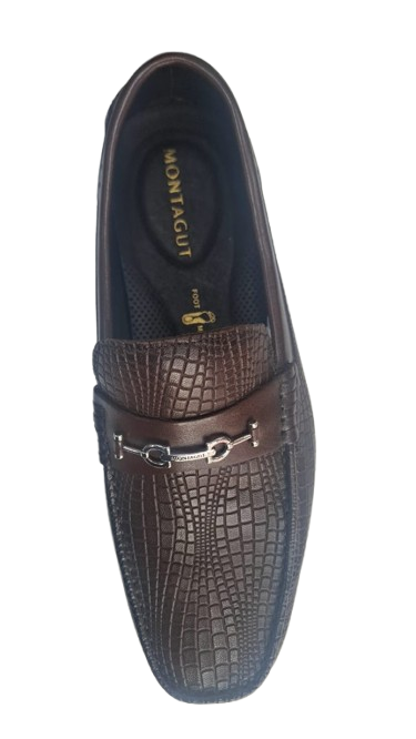 Montagut Patent Leather Shoe (Metal Head Finish)