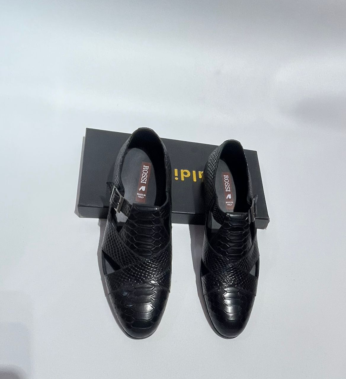 Luxury Woven Leather Studded Loafers – Black (Premium Men’s Slip-On Shoes)