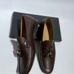 St Manuels Premium Brown Leather Tassel Loafer – Classic Gentleman Edition